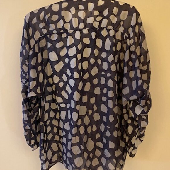 Ladies Silk Blouse - Picture 2 of 4